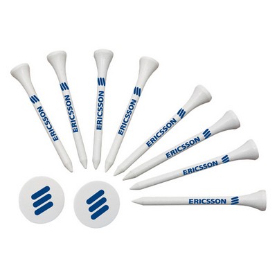 Golf Tee Set w/2 Markers