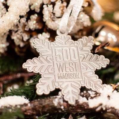 Die Struck Ornaments - 2 1/2" W x 2 1/2" H